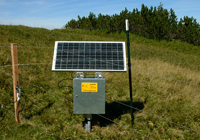 Solaraggregat für Weidezaun